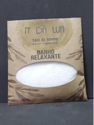 Sais de Banho com Espuma Relaxante Óleo de Lavanda e Floral Chestnut Bud Aroma Essencial N da Lua